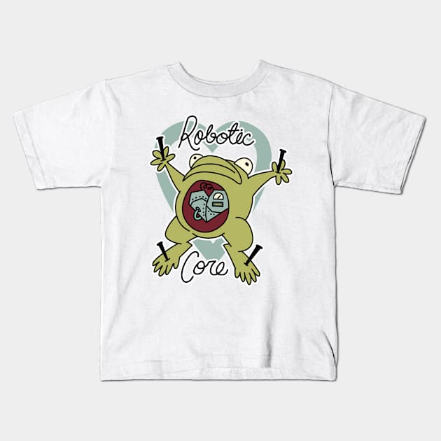 Fake Band - Robotic Core Kids T-Shirt by Toothpaste_Face